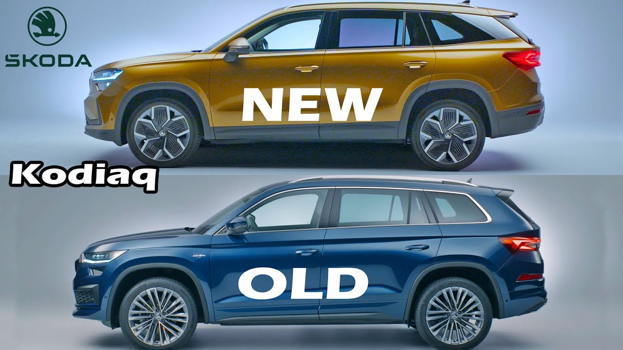 New 2024 Škoda Kodiaq vs Old 2021 Kodiaq - visual compare