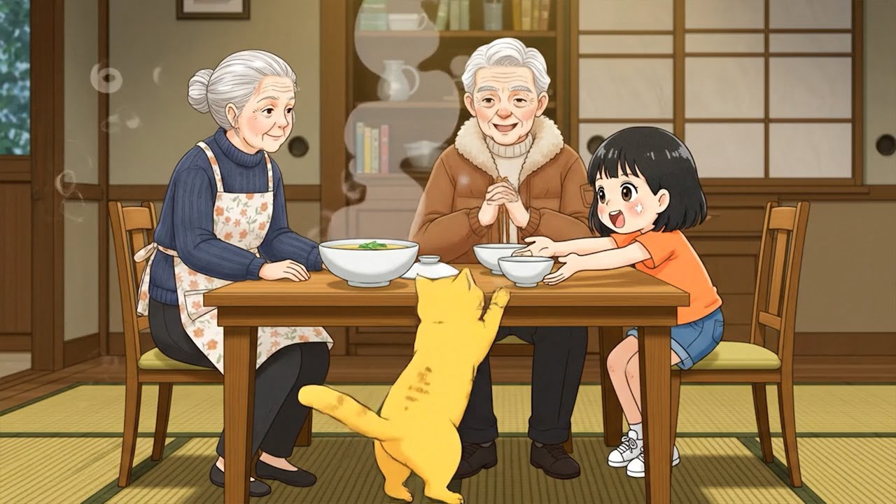 A Mountain Village Winter: Grandma's Handmade Sausages and Warm Family Meals Under the Moonlight