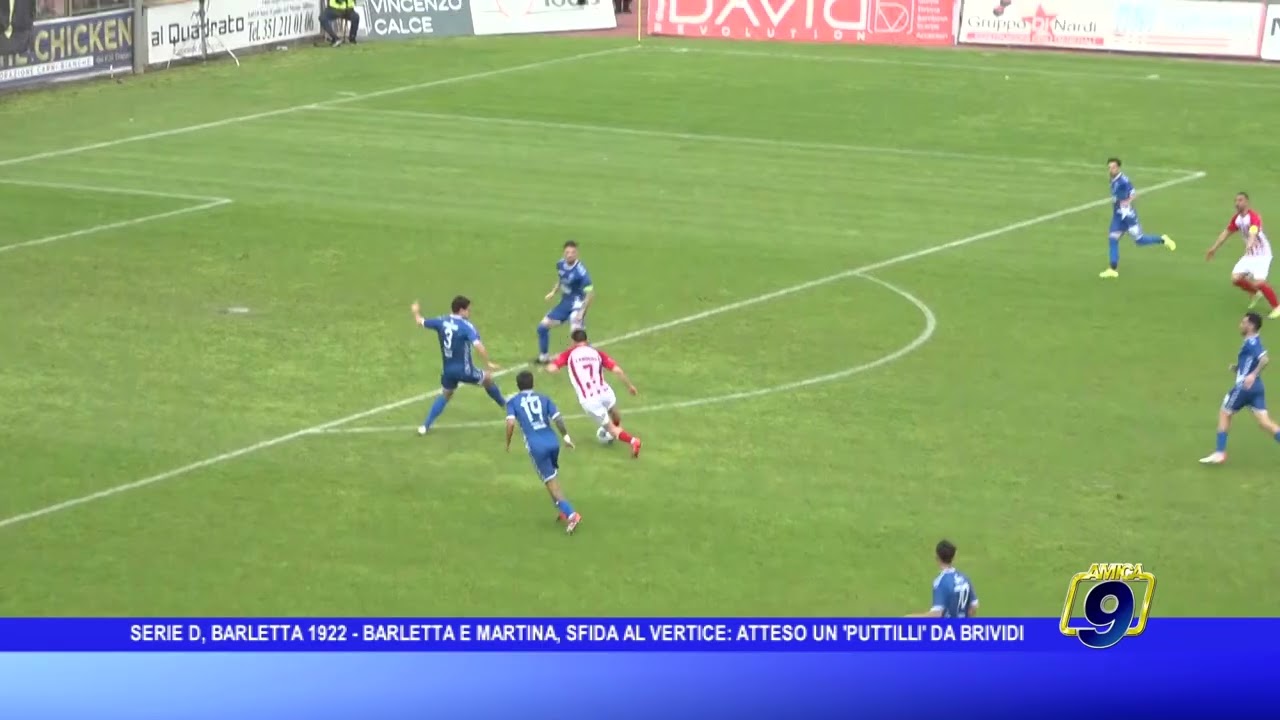 Serie D - Barletta e Martina, sfida al vertice