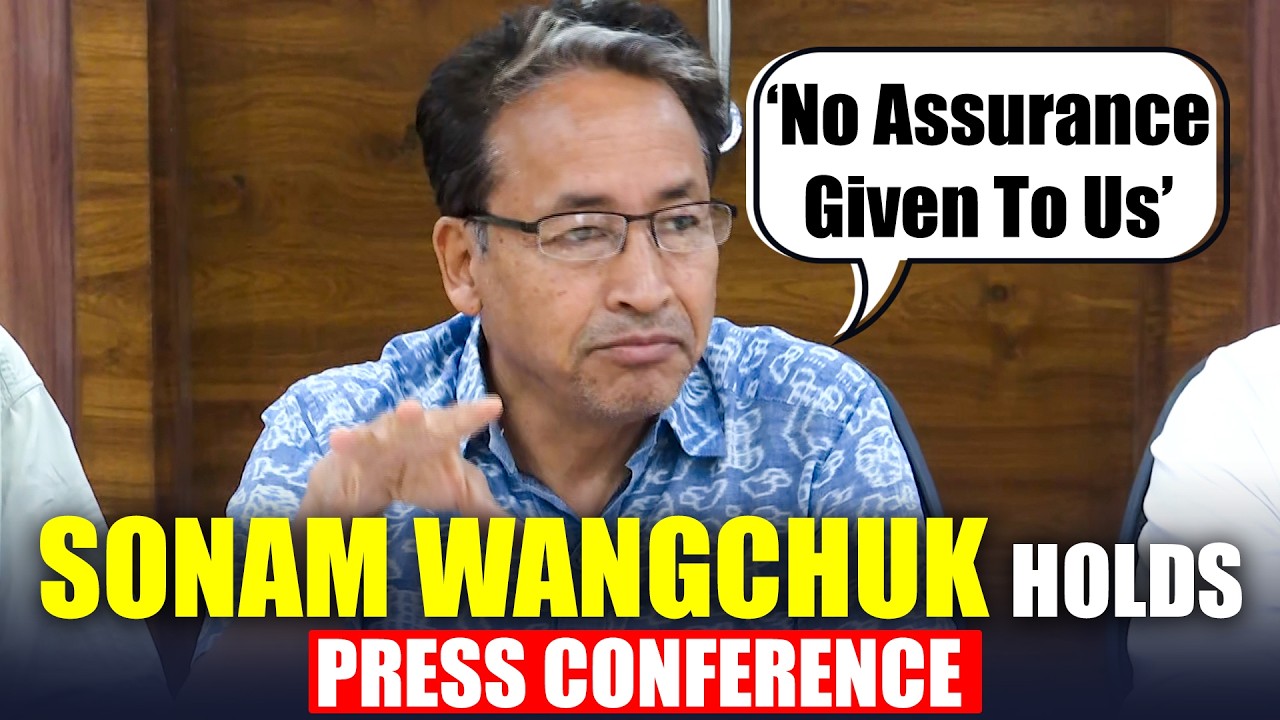 LIVE: Sonam Wangchuk Holds Press Conference I Article 371 for Ladakh