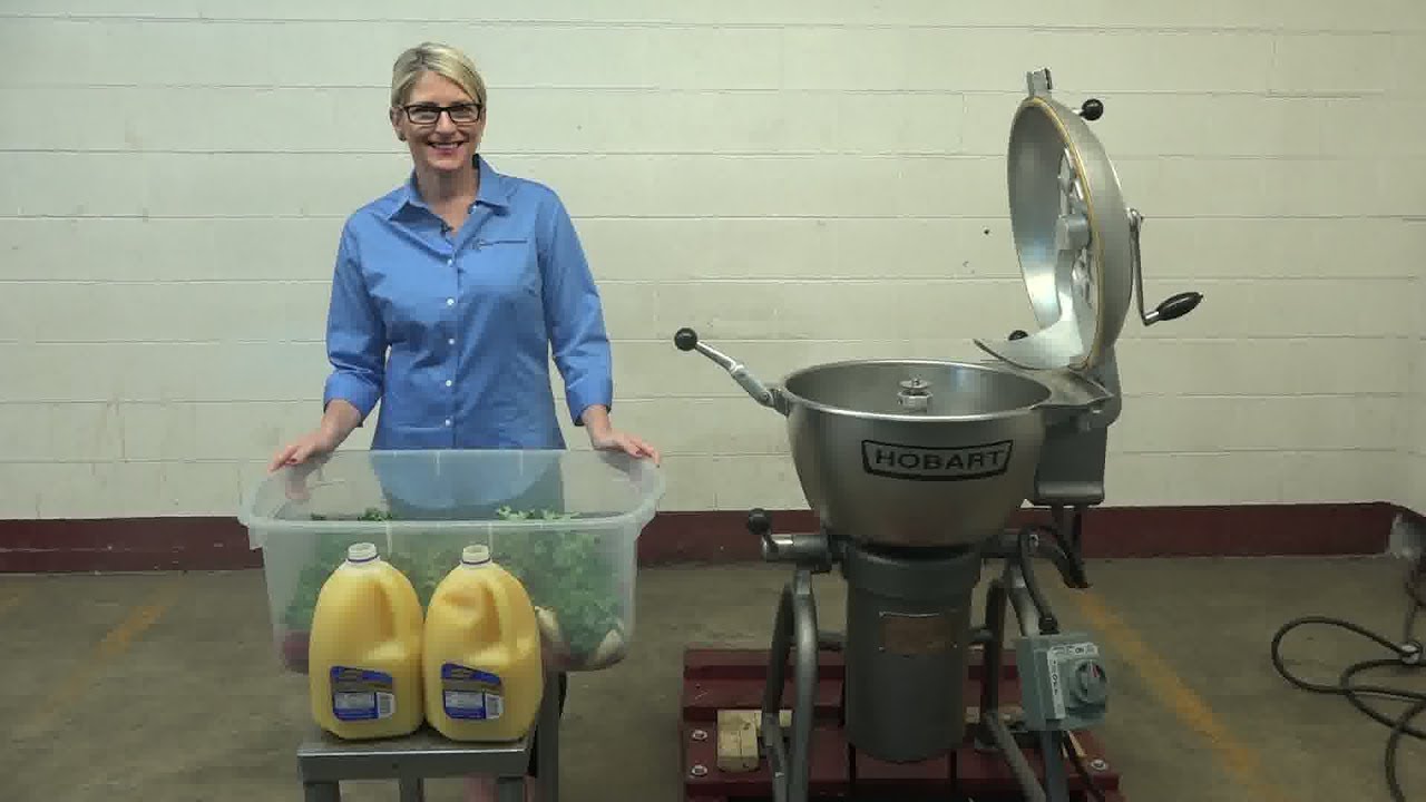 Hobart 40 Quart Vertical Bowl Chopper Demonstration