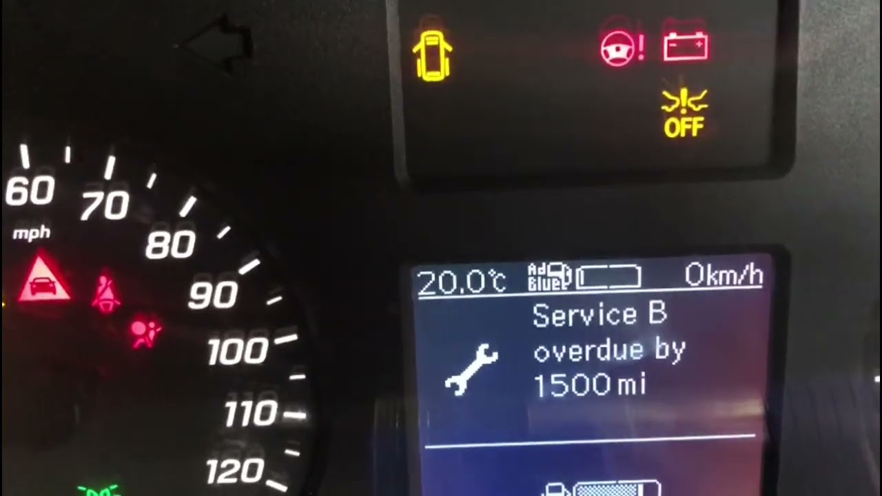 2020 Mercedes Sprinter Service Light Reset