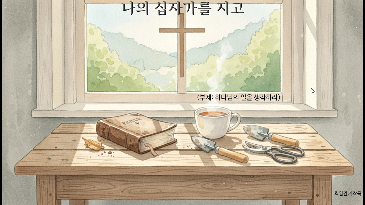 2026.2.25(수) 나의 십자가를 지고(부제: 하나님의 일을 생각하라)