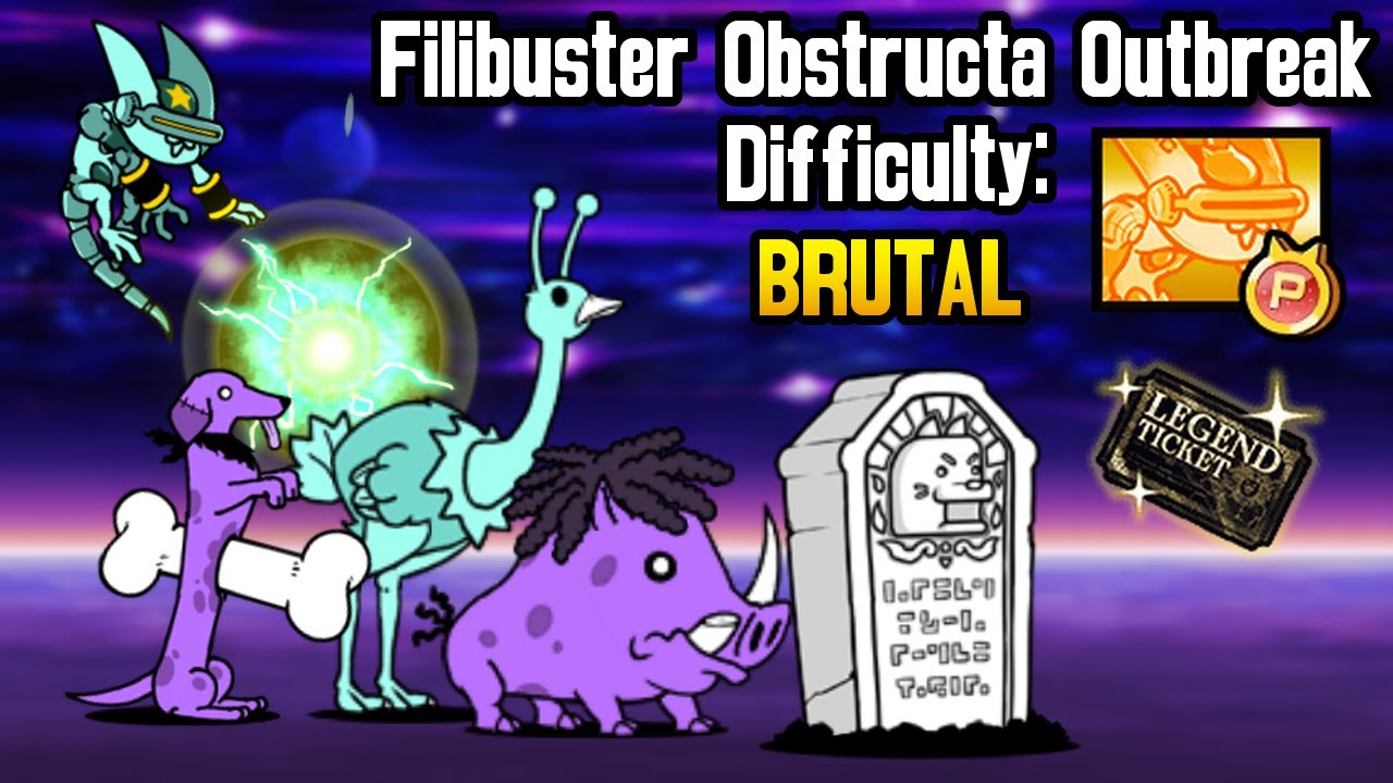 Filibuster Obstructa Outbreak - The Battle Cats (Version 14.7)