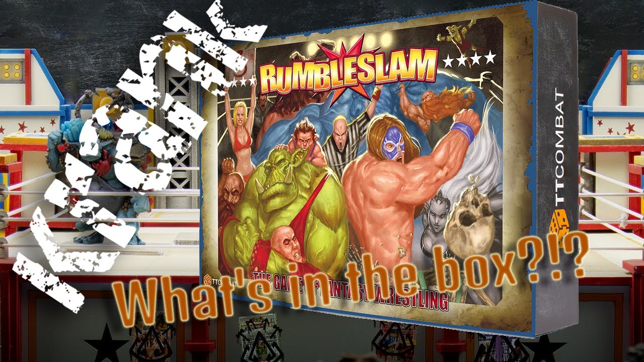 Showing off the Rumbleslam 2 player starter set!