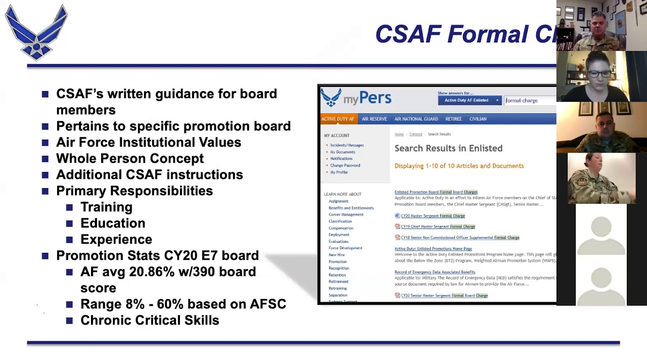 Enlisted Promotion Board Process with CMSgt Noah Vaughan
