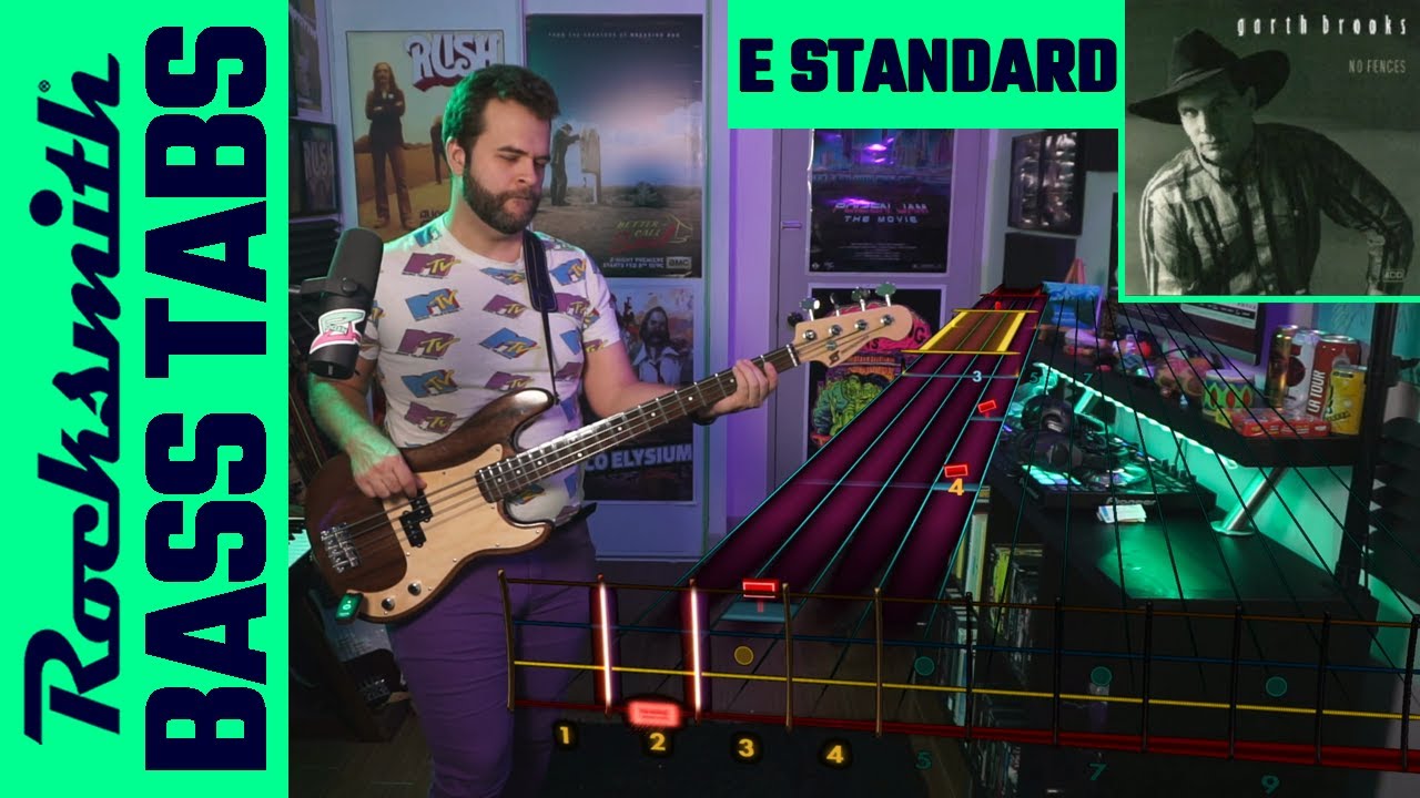 Garth Brooks－Friends In Low Places｜Bass Tabs [E Standard][Rocksmith]