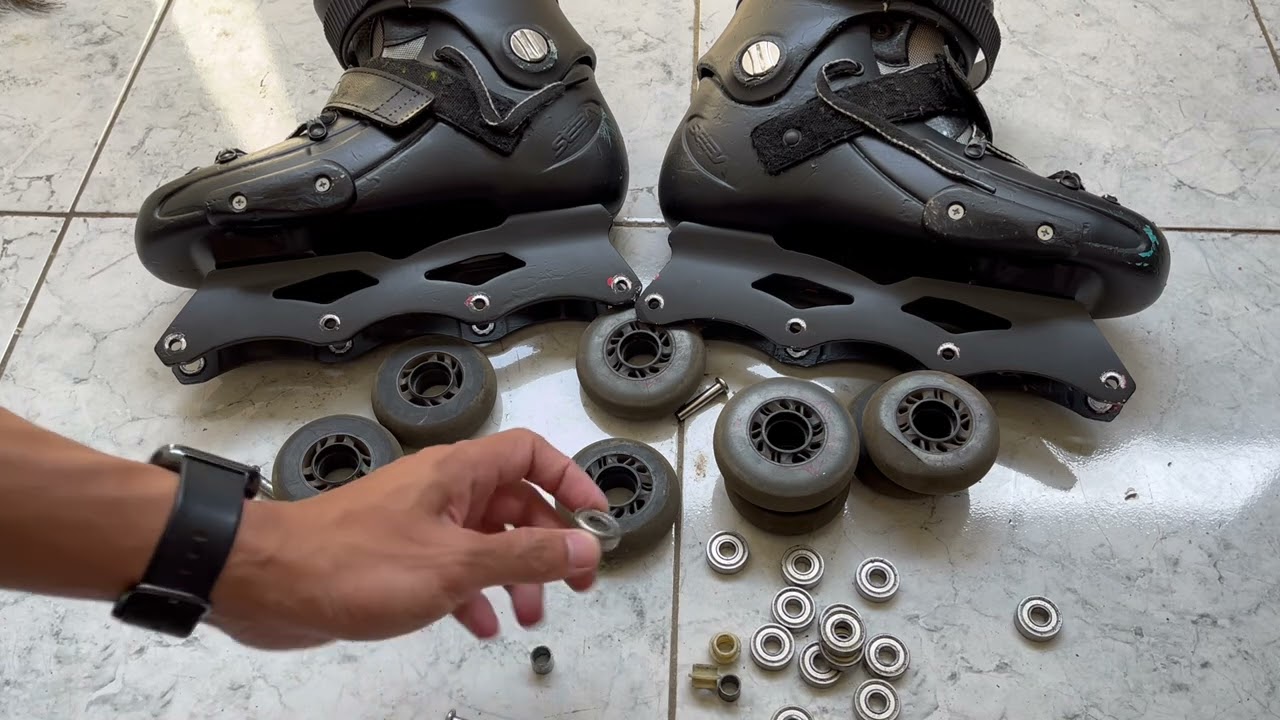 CARA GANTI BAN SEPATU RODA FULL