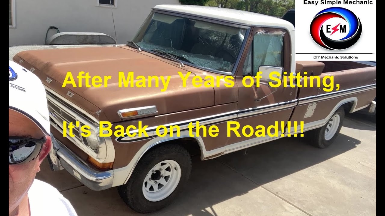 C6Transmission Leak Repairs on 1972 Ford F-100 Bump Side Revival and gets Put Back on the Road.