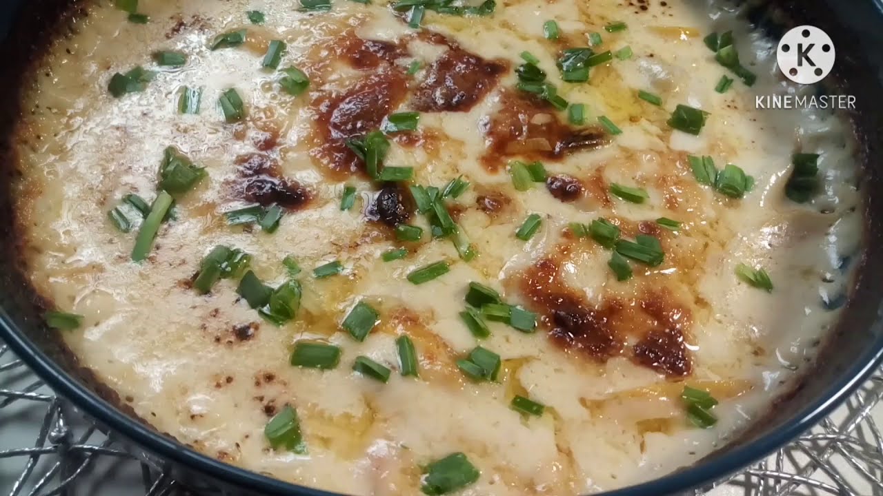 طاجن السبيط بالوايت صوص /سبيط بالكريمه