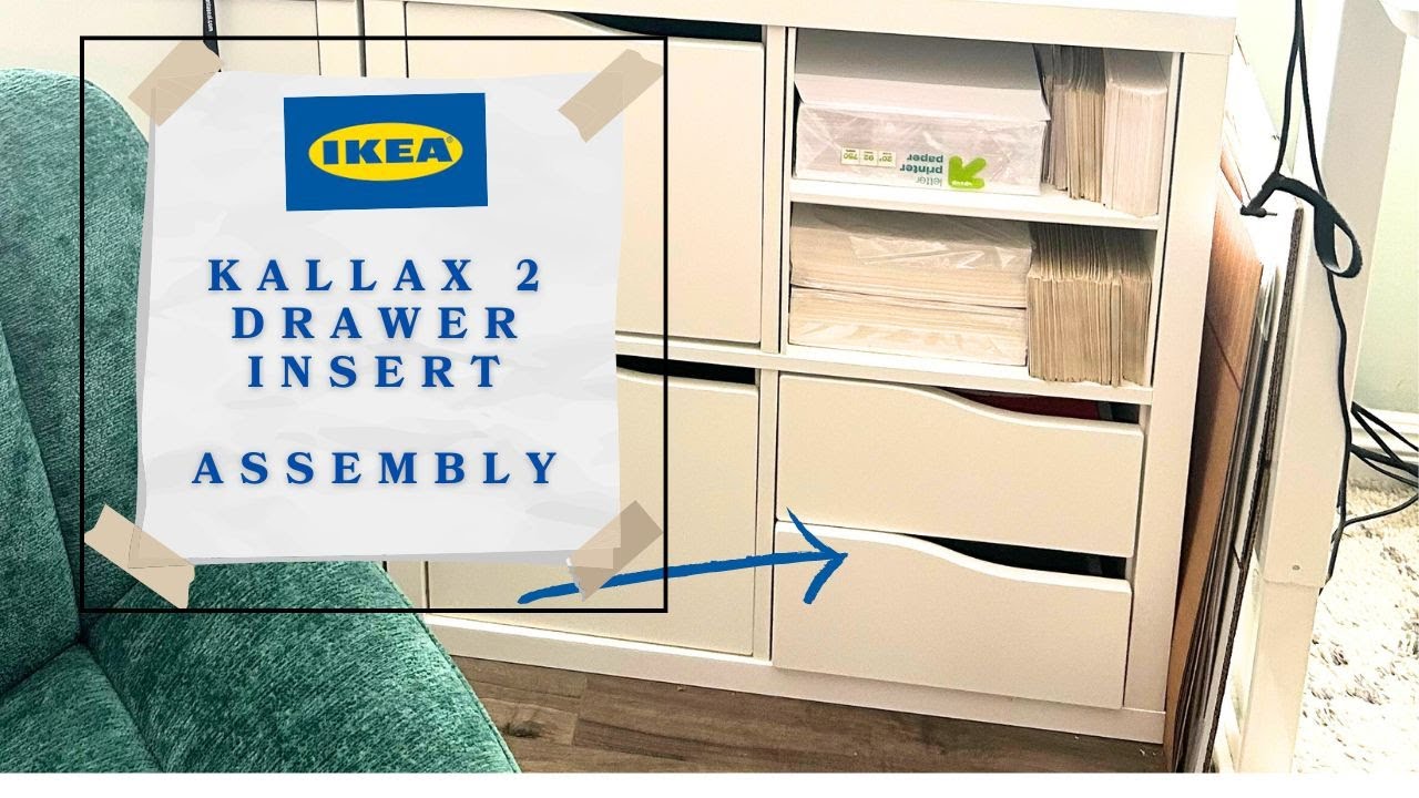 IKEA Kallax 2 Drawer Insert Assembly