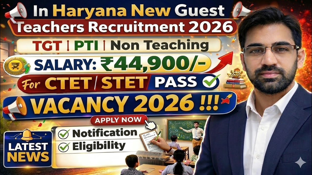 Teaching and non teaching Vacancy in Haryana for Contract basis/TGT and Other Vacancies haryana