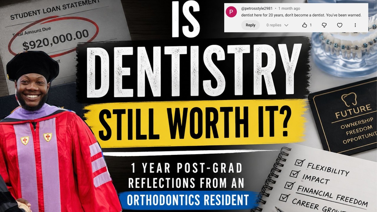 Is Dentistry Still Worth It in 2026? My 1 Year Post-Grad Thoughts