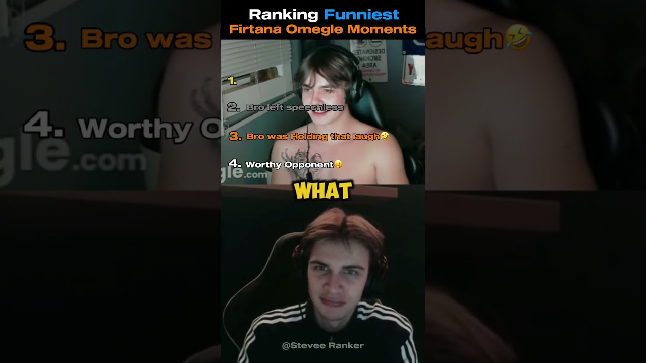 Ranking Funniest Firtana Omegle Moments🤣 