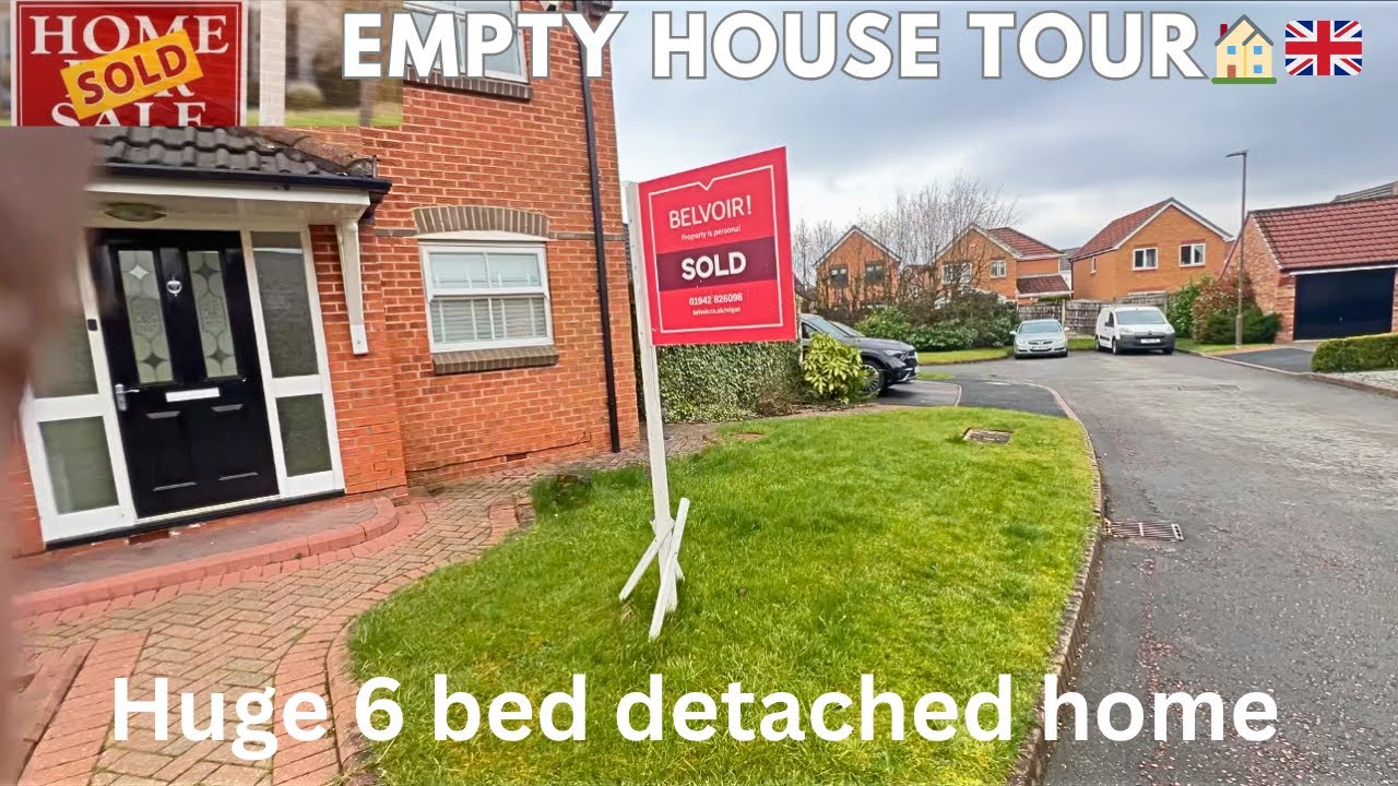 EMPTY HOUSE TOUR UK 2025| Manchester| 6 bed detached house #housetour #ukhousetour #newbuildhomes