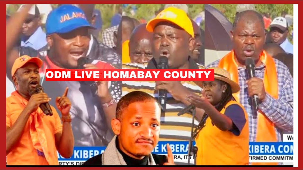 LIVE!ODM PARTY OCCUPY HOMABAY FOR LINDA  GROUND MEETING