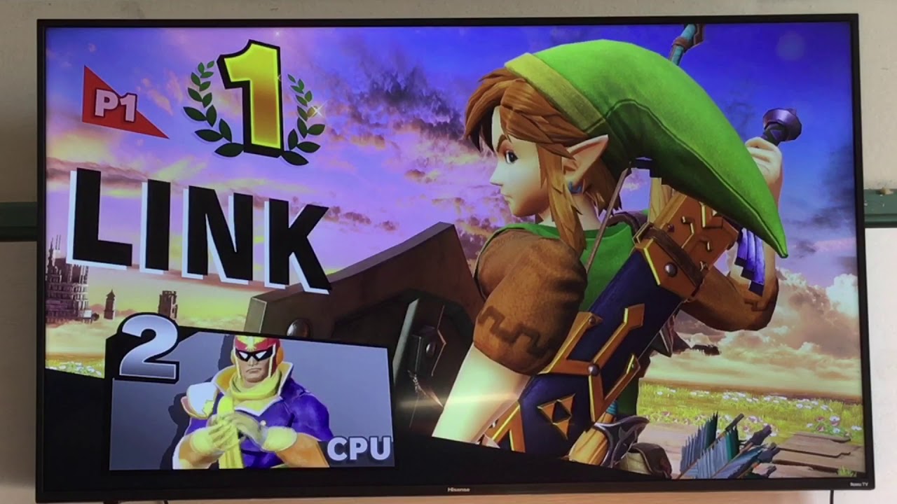Super Smash Brothers Ultimate (Link From The Legend Of Zelda) Gameplay