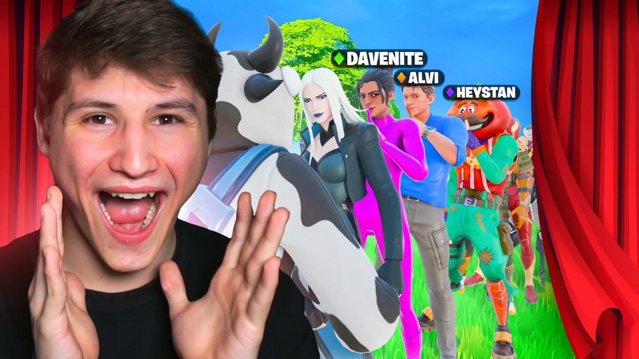 50 Spieler SKIN CONTEST in Fortnite Chapter 5 Season 4!!! 👑 (Mit ALVI, HEYSTAN & DAVENITE)