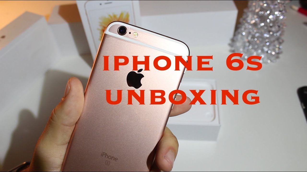 Rose Gold iPhone 6S - Unboxing