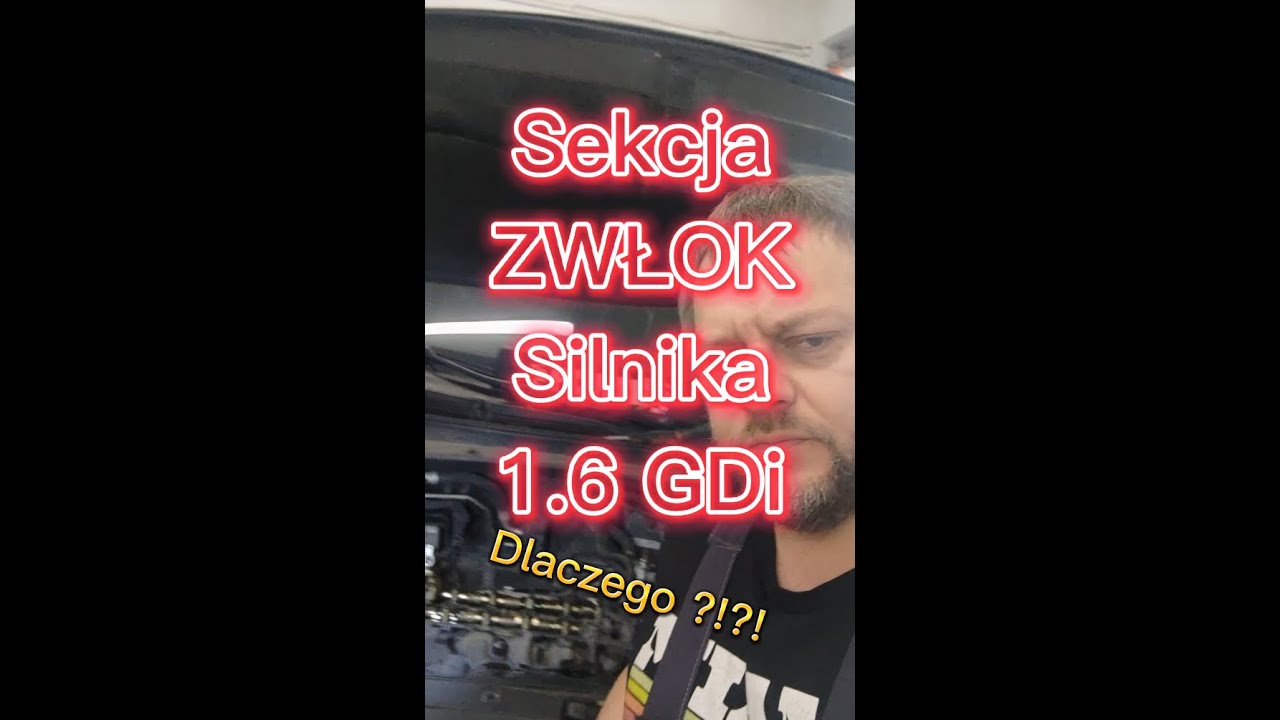 Sekcja ZWŁOK silnika 1.6 GDi Kia. Przyczyna awarii oraz jej skutki.