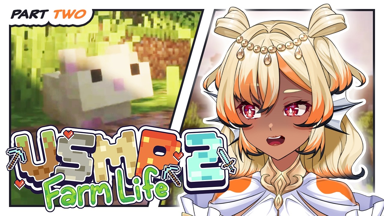 【VSMP 2: Farm Life】fish outta water w/ @Poma_Pon【V4Mirai | Serina Maiko】