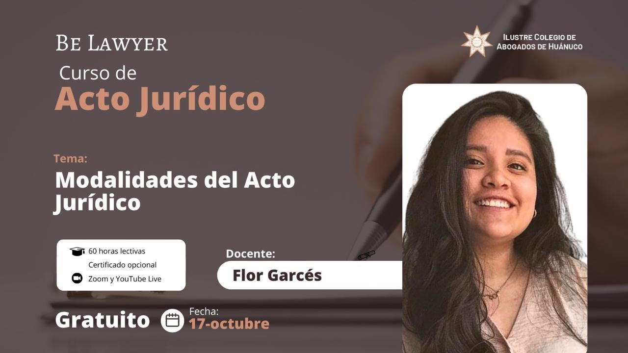 9. Modalidades del Acto Jurídico | Be Lawyer