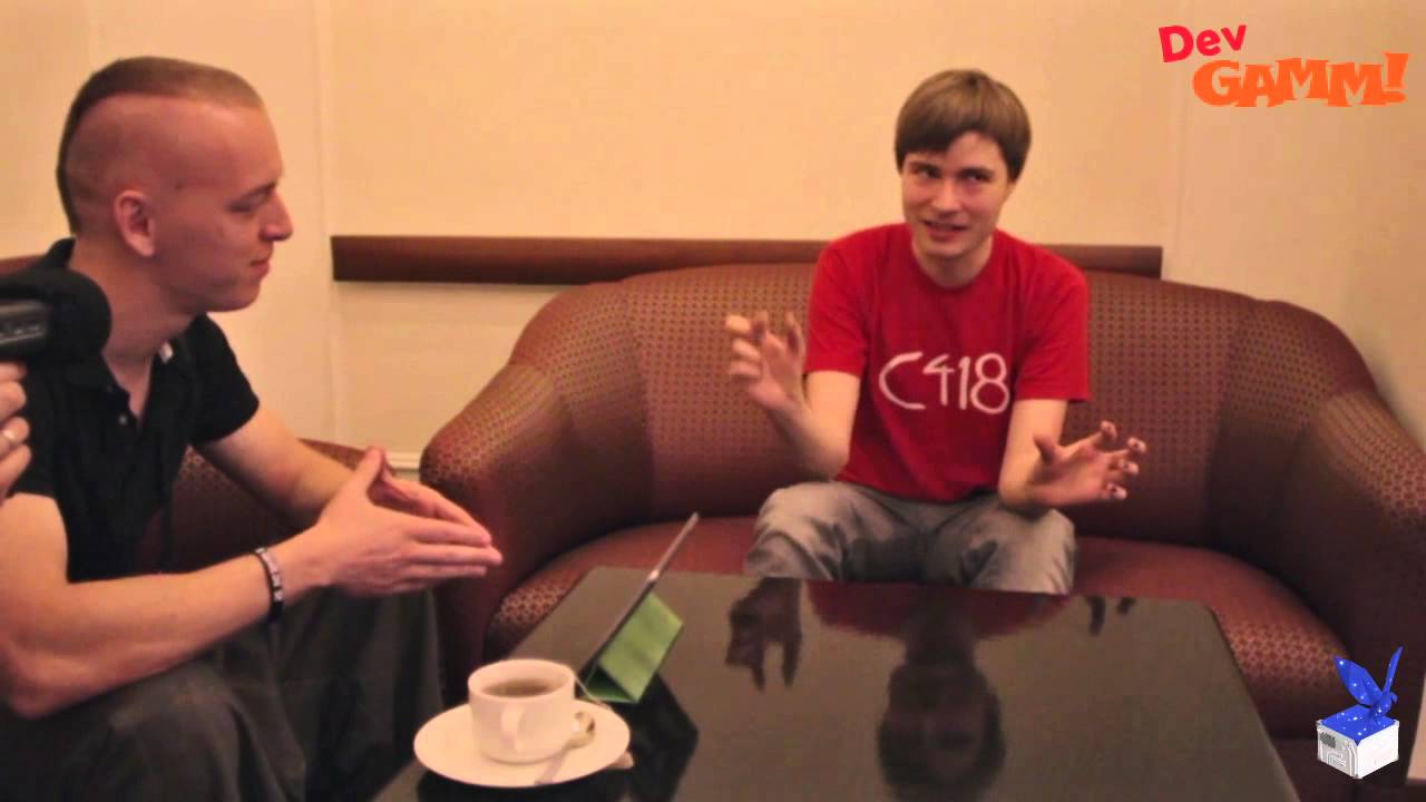 Daniel Rosenfeld (C418) interview at DevGAMM Moscow 2015