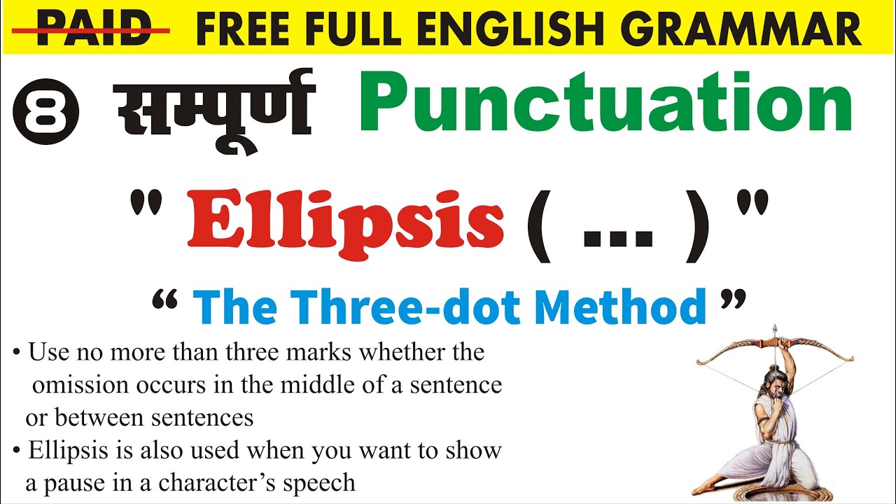 Use of Ellipsis 