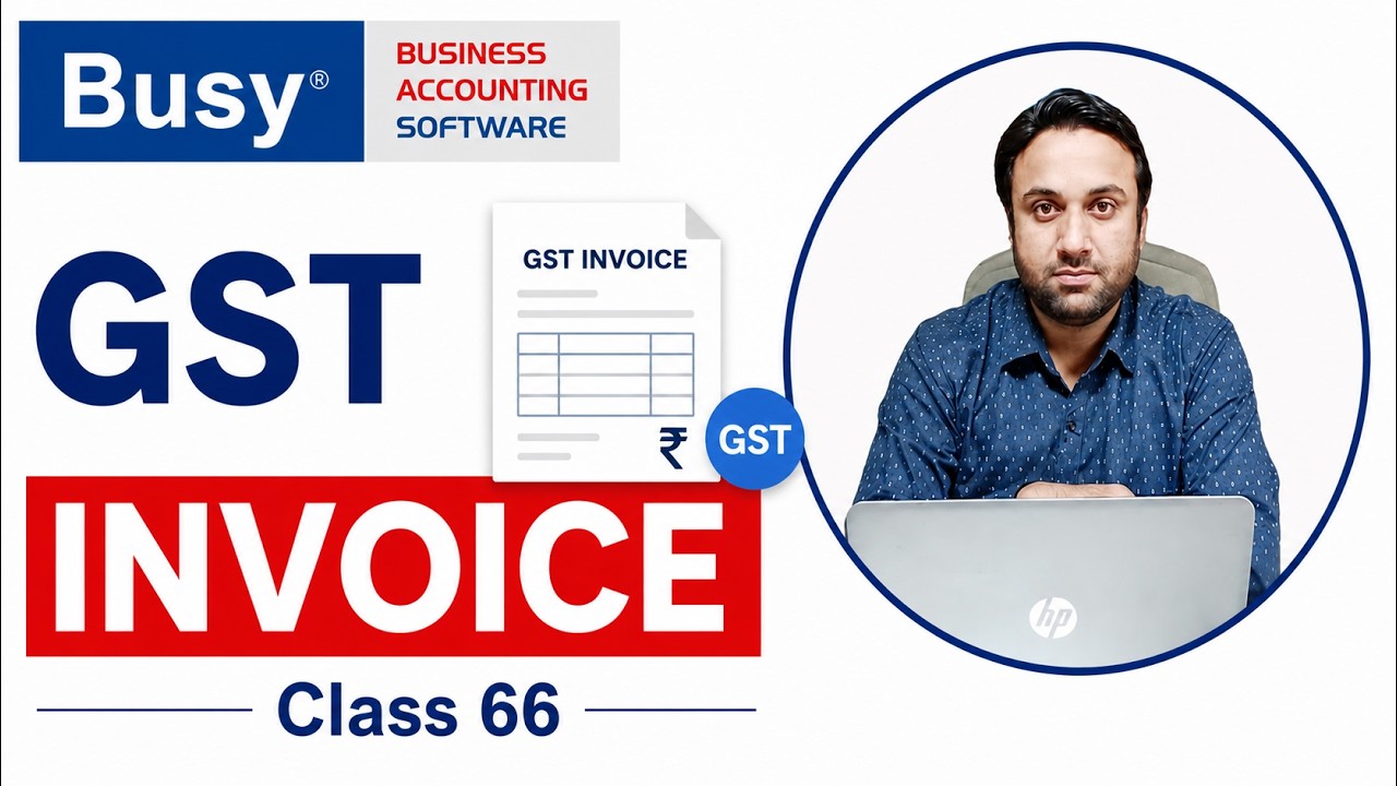 GST Invoice Entry in BUSY Software | Step-by-Step Tutorial