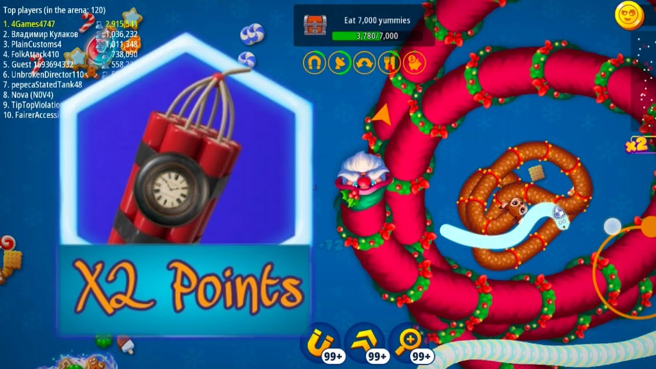 ⏳Worms Zone.io X2 Points : Dwarf ⏳ by 4Games_#1164