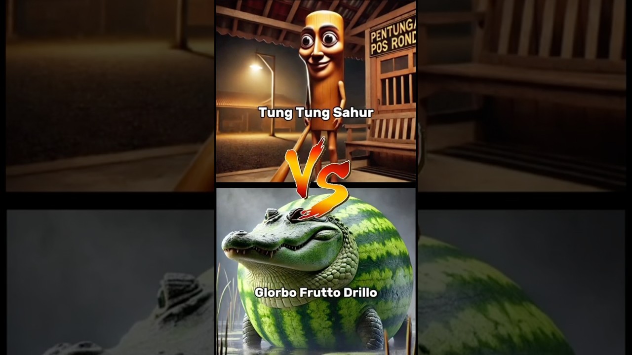 Tung Tung Tung Sahur VS Glorbo Frutto Drillo Italian