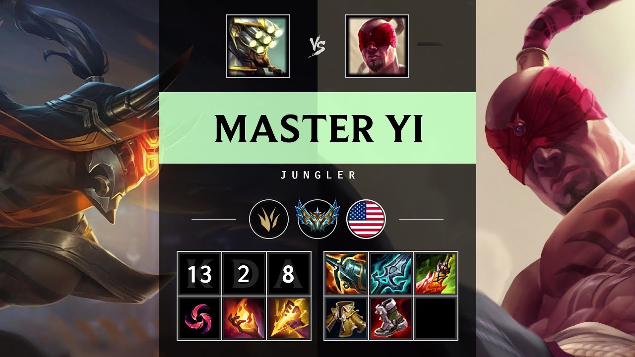 Master Yi Jungle vs Lee Sin - NA Challenger Patch 25.19