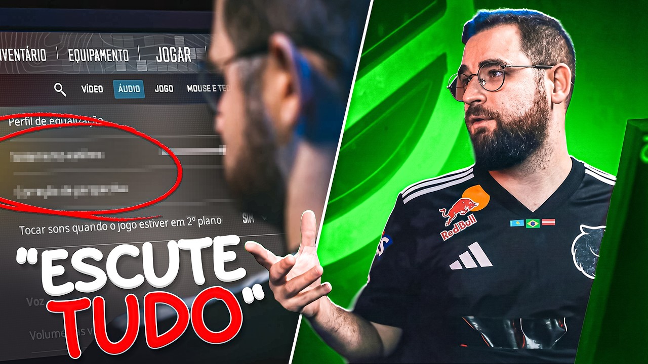 FalleN, obrigado por revelar essa CONFIGURAÇÃO SECRETA que AUMENTA o som dos passos no CS 2