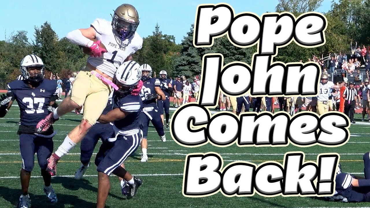 Pope John 26 Seton Hall Prep 20 | Week 6 Highlights | Lions Orchestrate Comeback!