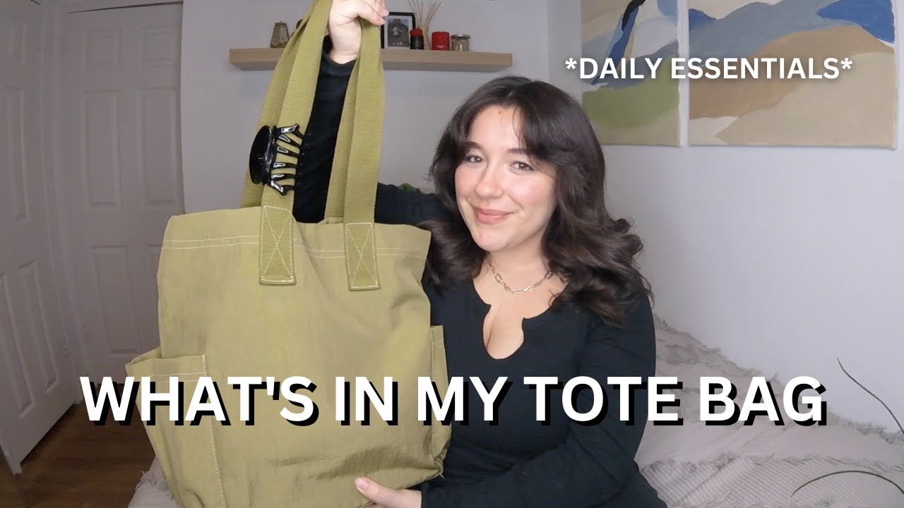 WHAT'S IN MY TOTE BAG 2023 l daily essentials