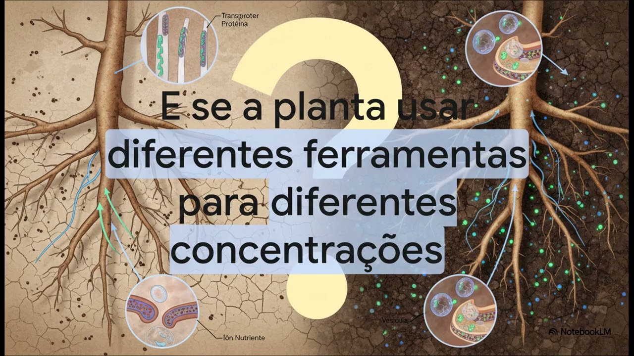 Cinética do transporte de solutos nas raízes das plantas