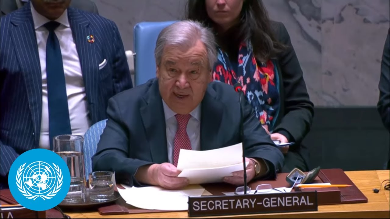 Global solidarity needed more than ever - UN Chief | Security Council Briefing | United Nations