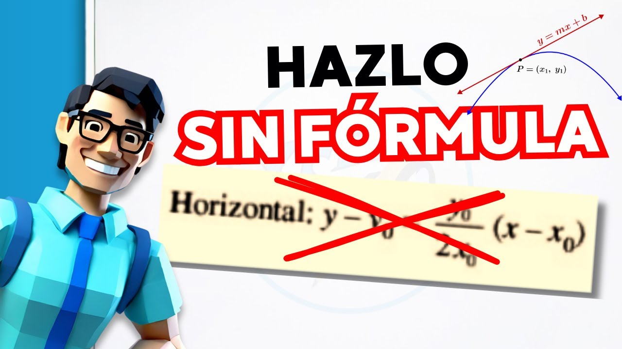 ECUACIÓN de la Recta TANGENTE a una PARÁBOLA ¡¡EL MEJOR MÉTODO!!