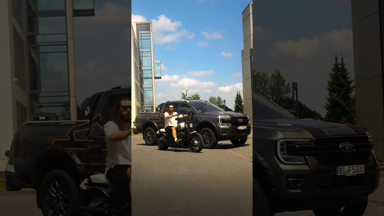 My NEW FORD TRUCK in HARLEY DAVIDSON STYLE