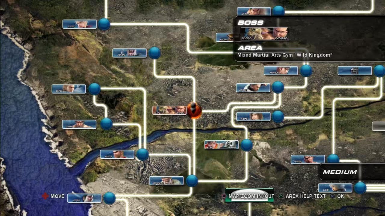 Tekken 6: Scenario Campaign | Mixed Martial Arts Gym - Wild Kingdom