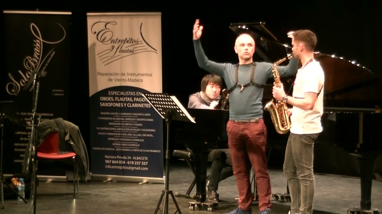 RAYUELA MEETING: Vincent David Master Class. Victor Agustí plays SONATA by W. Albright