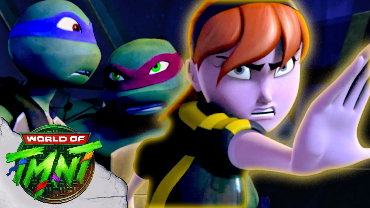 April Fights Shredder's Daughter with the Ninja Turtles! TMNT (2012) | Teenage Mutant Ninja Turtles