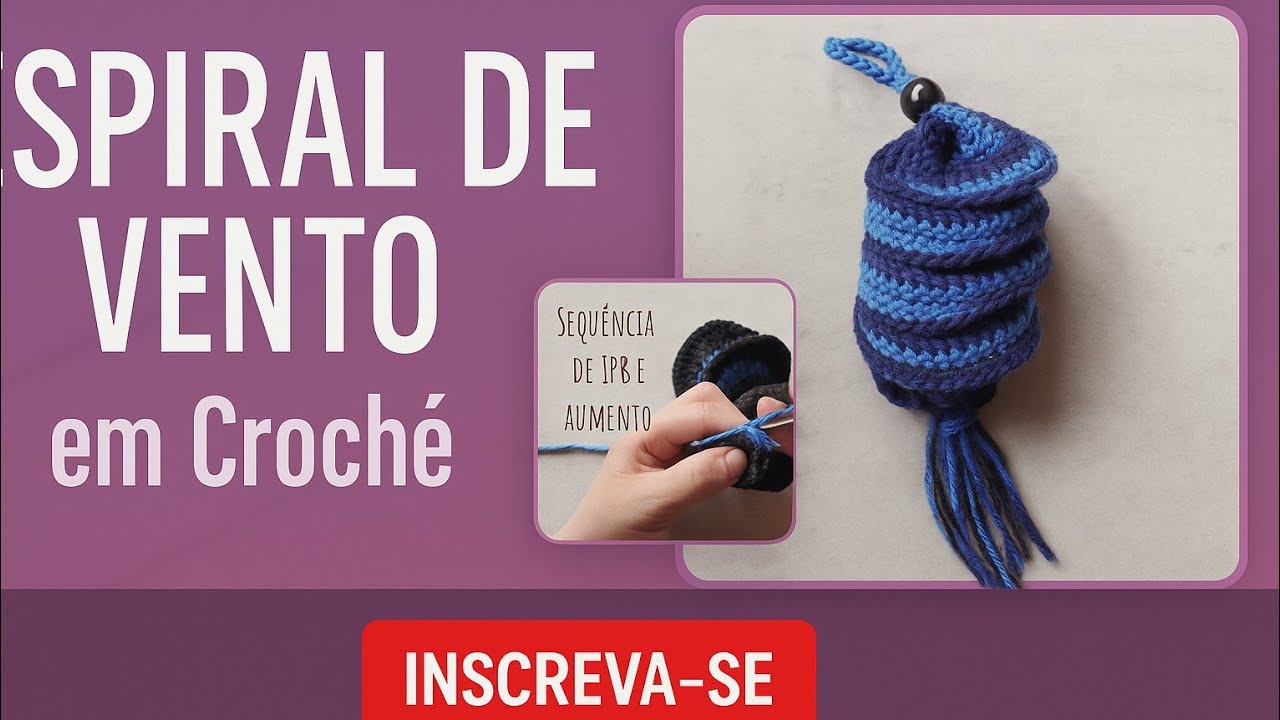 Cata vento em crochê 🧶