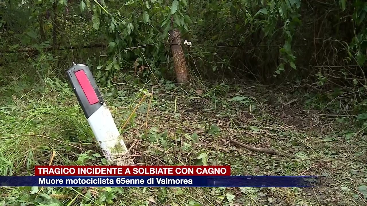 Etg - Solbiate con Cagno, incidente in moto. Morto centauro di 65 anni