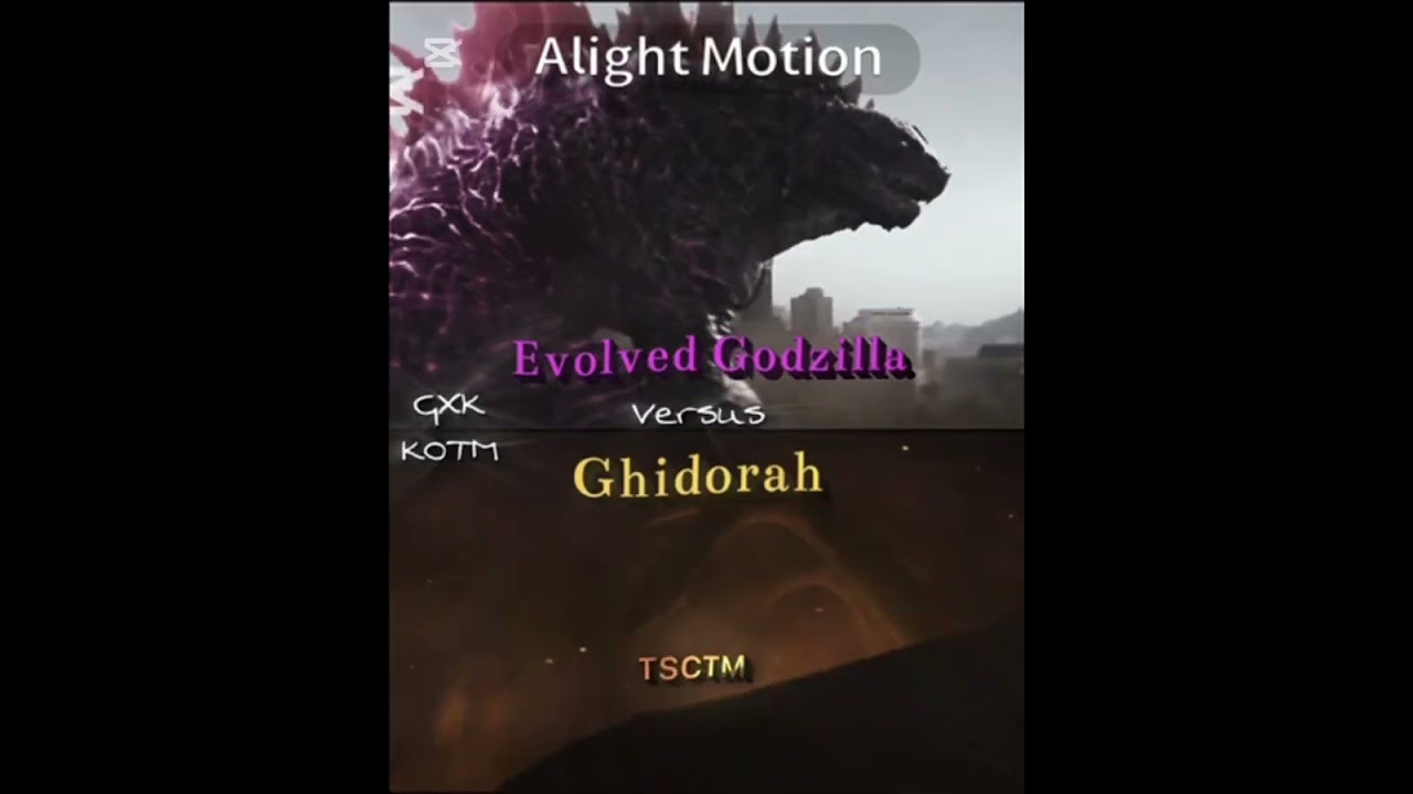 Evolved Godzilla vs ghidorah ( spinning until one remains ) part 1 