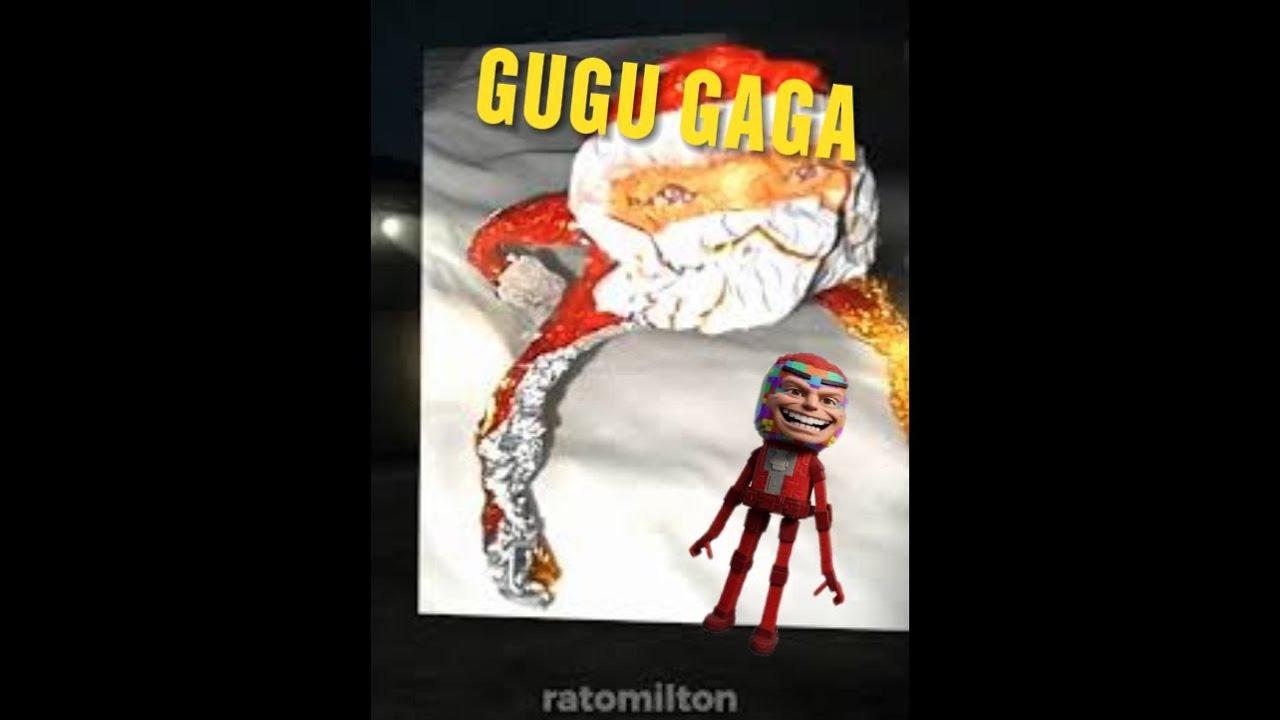 Убегаю от гугу гага 🎅 #roblox #роблокс #gugugaga