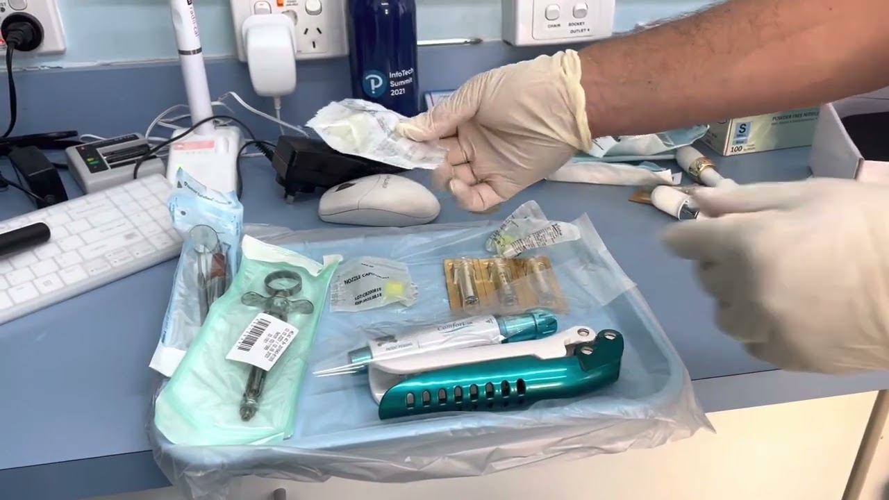 Dentist without needles, needleless injection