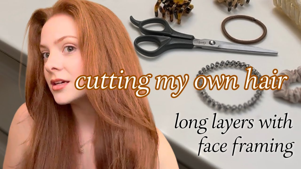 Cutting My Own Hair | DIY haircut, long layered haircut, easy haircut tutorial
