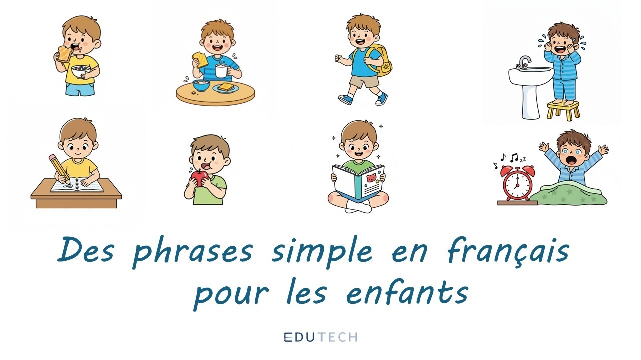 Les phrases du quotidien pour enfants