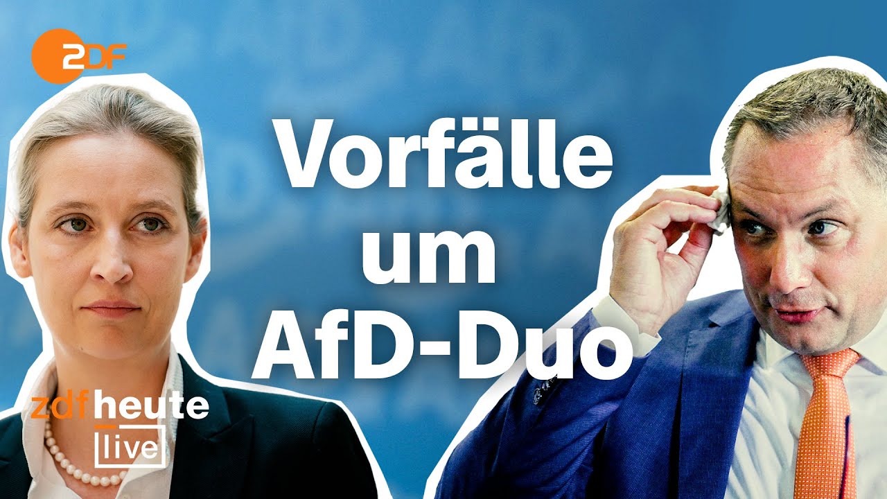 Chrupalla & Weidel: Was zu den F&auml;llen bislang bekannt ist | ZDFheute live